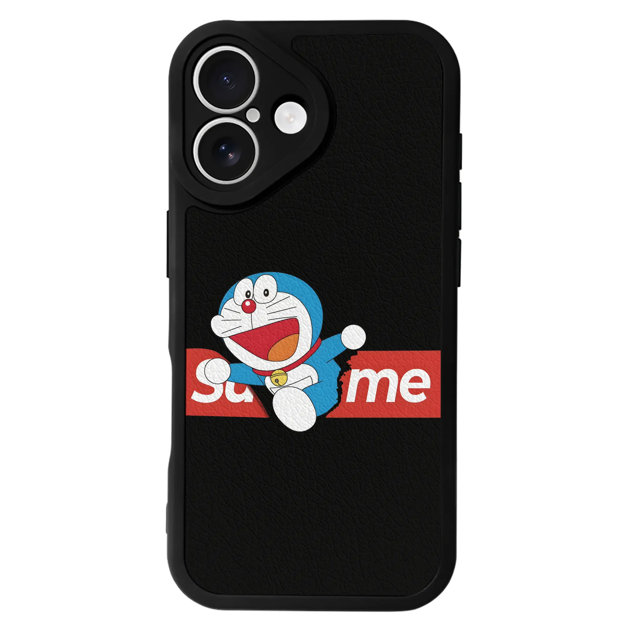 ドラえもん グッズドラえもん - IPhone 16シリーズ対応 ・ シリコンスマホケース ・ レザー調 ・ 高精度フィット ・ 耐衝撃 ・ ワイヤレス充電対応 ・ 精密カット